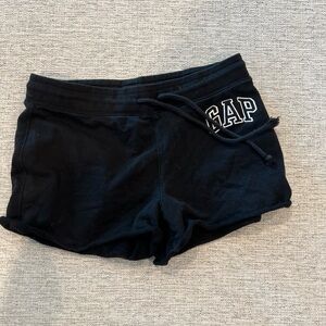 GAP Black Athletic Shorts Soft Elastic Waistband